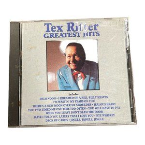 Greatest Hits by Tex Ritter (CD, 1991) Classic Country Cowboy
